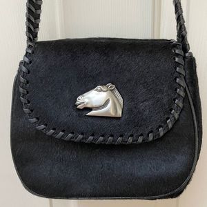 Barry Kieselstein-Cord Luxury Crossbody Hair-on Cowhide Leather Bag